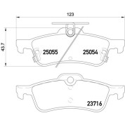 BREMBO Bremsklötze HA | HONDA Civic 12 | P 28 070