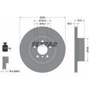 Bremsscheibe Bmw T. F25 X3 10 | 92256303