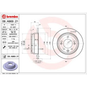 Bremsscheibe HA | HYUNDAI | 08.A869.21