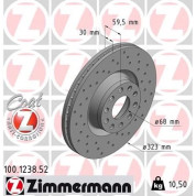 12 481 029 Sport Bremsscheibe VA Sport | AUDI S6,A8 96 | 100.1238.52