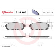 BREMBO Bremsklötze VA | NISSAN 07 | P 56 065