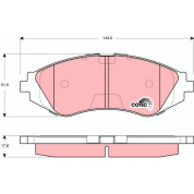 Bremsbelagsatz Daewoo P. Lanos/Nubira 1,6-2,0 16V 97-03 | GDB3265