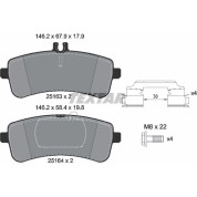 Bremsbelagsatz Db T. R231 5,5-6,0 12 | 2516301