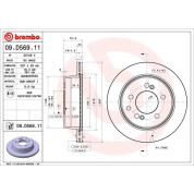 Bremsscheibe HA | SSANGYONG | 09.D569.11