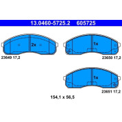 Bremsbelagsatz Kia P. Carnival/Pregio 95-06 | 13.0460-5725.2