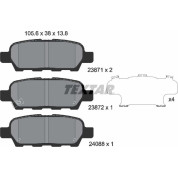 Bremsbelagsatz Nissan T. X-Trail/Qashqai | 2387101