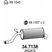 Endschalldämpfer | OPEL Corsa D 1.2 06 | 34.7138