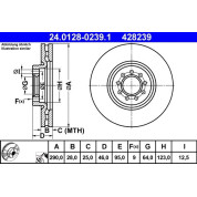 Bremsscheibe | 24.0128-0239.1