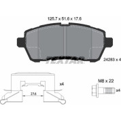 Bremsbelagsatz Ford P. Fiesta 08-/12 | 2428302