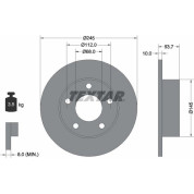 Bremsscheibe Vw T. A6 97-05 245Mm 1.8-3.0 Quattro | 92090803