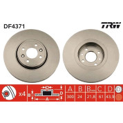 Bremsscheibe Renault P. Scenic | DF4371