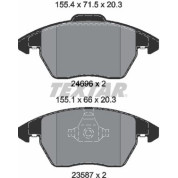 Bremsbelagsatz Vw P.Polo 1.0-2.0 13 | 2469601