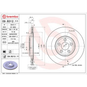 52 482 014 Bremsscheibe HA | JAGUAR S-Type,XF,XJ,XK 99 | 09.B312.11