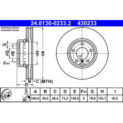 Bremsscheibe | 24.0130-0233.2