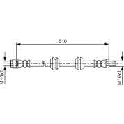 Bremsschlauch | MERCEDES | 1987481744