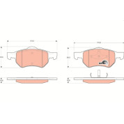 Bremsklötze VA | CHRYSLER Chrysler Voyager 00 | GDB4128