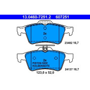 Bremsbelagsatz Renault T. Laguna 1.6-3.5 07 | 13.0460-7251.2