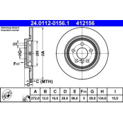 Bremsscheibe | 24.0112-0156.1