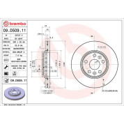 Bremsscheibe HA | RENAULT Kangoo 08 | 09.D509.11