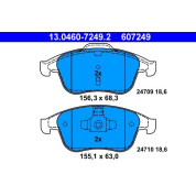 Bremsbelagsatz Renault P. Clio/Laguna/Megane/Scenic 07 | 13.0460-7249.2