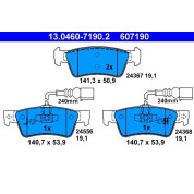 Bremsbelagsatz Vw T. Touareg 2.5-6.0 03-10 | 13.0460-7190.2