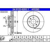 Bremsscheibe | 24.0122-0293.1