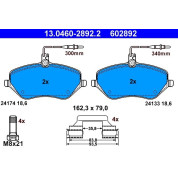 Bremsbelagsatz Peugeot P. 407/607 2,0-3,0 04 | 13.0460-2892.2