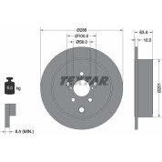 Bremsscheibe Subaru T. Outback/Impreza/Forester 08- 286Mm | 92200000