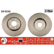 Bremsscheibe Db P. W210 97-03 | DF4556