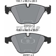 Bremsbelagsatz Bmw P. E90 325-335 07 | 2331303