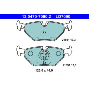 Bremsbelagsatz Bmw T. 5 (E39) 2.0-4.4 95-04 Keramik | 13.0470-7090.2