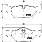 BREMBO Bremsklötze HA | BMW E81,E90,X1 04 | P 06 038