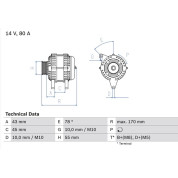 Lichtmaschine | CITROEN,FIAT,PEUGEOT | 0 986 042 081