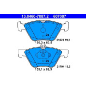 Bremsbelagsatz Db P. W210/S210 95-03 | 13.0460-7087.2