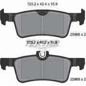 Bremsbelagsatz Peugeot T. 308 1.2-2.0 13 | 2596801