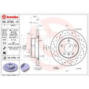 Bremsscheibe HA Xtra | BMW 1, 2, 3, 4 06 | 09.9793.1X