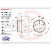 11 482 042 Bremsscheibe HA | BMW E81 04 | 08.9787.11