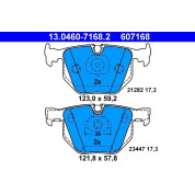 Bremsbelagsatz Bmw T. E65 3.0-3.6 01-08 | 13.0460-7168.2