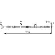 Handbremsseil li | TOYOTA Avensis | 1987482300