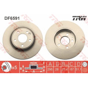 Bremsscheibe Db P. W246/W176 220Cdi 13 | DF6591