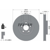 Bremsscheibe | 92316705