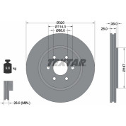 Bremsscheibe Nissan P. Navara/Pathfinder 2.5-3.0 Dci 05 | 92164405