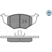 Bremsbelagsatz Vw P. Golf/Polo/Vento 91-01 | 025 218 6619/PD