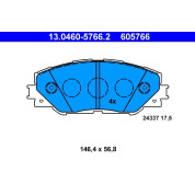 Bremsbelagsatz Toyota P. Auris/Rav 4 1.8-2.5 05 | 13.0460-5766.2