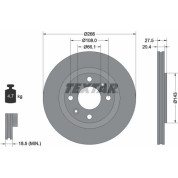 Bremsscheibe Peugeot P. 206/Par | 92048103