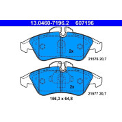 Bremsbelagsatz Db P. Sprinter 208-314 95-/Vito/Lt 96 | 13.0460-7196.2