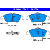 Bremsbelagsatz Db P. W204 280-350/W212/Cls | 13.0460-2734.2