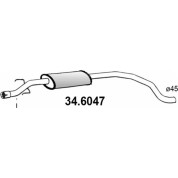 Mittelschalldämpfer | OPEL Cors 06 | 34.6047