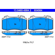 Bremsbelagsatz Db P. W163/W220 280-600 | 13.0460-4984.2