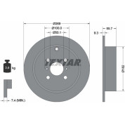 Bremsscheibe Toyota T. Corolla 02- Japan | 92126203